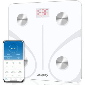 Open Box - Balança Inteligente Bioimpedância Bluetooth Branca RENPHO TOPSELLER