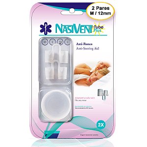 NasiVent Tube Plus - 2 pares Tamanho M (M)