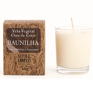 Vela Vegetal Cera de Coco 60 g - Baunilha