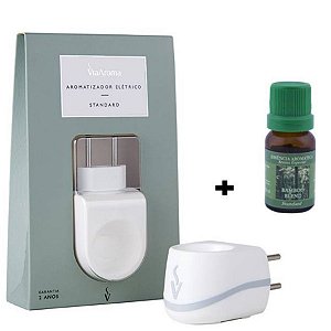 Aromatizador Elétrico + Essência 10 ml Bamboo Blend