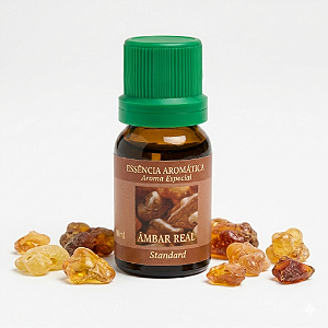Essência Aromática Âmbar Real Natural Company - 10ml