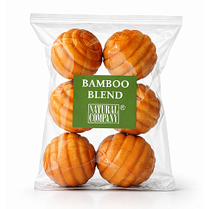 Sachês Perfumados Bolinhas de Madeira - Bamboo Blend c/ 6 bolinhas