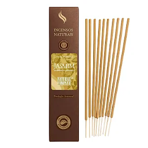 Incenso Natural Jasmim Artesanal | 12 Varetas | Natural Company