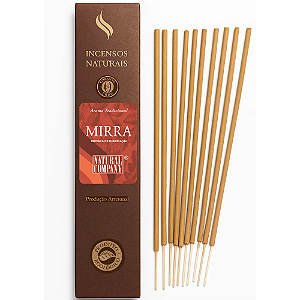 Incenso Natural Mirra 12 Varetas/12 hs Exalando