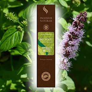 Incenso Natural Patchouli - 12 Varetas