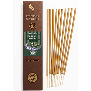 Incenso Natural Alecrim do Campo Natural Company - 12 Varetas/12 hs Exalando