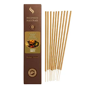 Incenso Natural Madeira com Especiarias | 12 Varetas | Natural Company