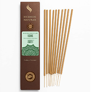 Incenso Natural Mandala Verde Natural Company - 12 Varetas/12 hs Exalando