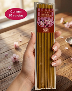 Incenso Natural Flor de Cerejeira Natural Company - Refil 20 Varetas/20 hs Exalando