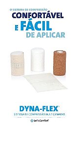 DYNA-FLEX – Sistema de compressão multicamadas – Systagenix
