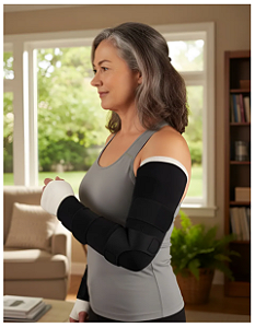 Sistema Compressivo Inelástico Sigvaris - Braçadeira Compreflex Cor: Preto