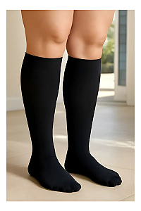 Meia Jobst Relief 20-30 mmHg, 3/4 Panturrilha - Preta