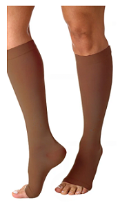 Meia Sigvaris Select Comfort 20-30 mmHg 3/4 Cor: Chocolate