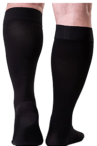 Meia de Compressão Sigvaris Reduce, 30-40 mmHg, 3/4 Cor: Preta