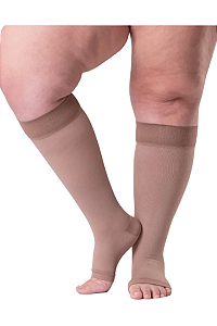 Meia de Compressão Sigvaris Reduce, 30-40 mmHg, 3/4 Cor: Bege
