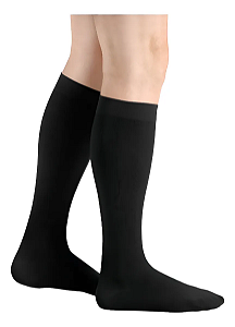 Meia JUZO Adventure, 20-30 mmHg, 3/4,Cor: Preto