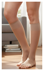 Meia Sigvaris Audace 15-20 mmHg, 3/4 Cor: Bege