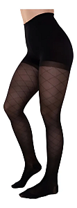 Meia Calça Jobst UltraSheer, 15-20 mmHg, Preto Listrada