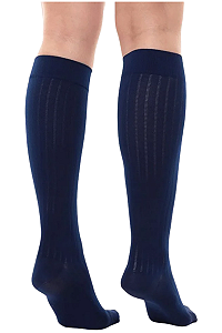 Meia Venosan para Viagem, Cor: Azul