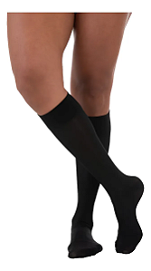 Meia Venosan Legline, 20-30 mmHg, 3/4 Panturrilha - Preto