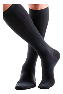 Meia Medi For Men, 20-30 mmHg, 3/4 Panturrilha - Preto