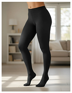 Meia Sigvaris Select Comfort, 20-30 mmHg, Meia Calça, Cor: Preto