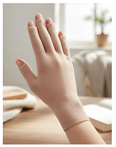 Luva Medi Harmony sem Dedos Mediven Cor: Bege