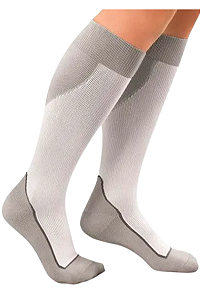 Meia Esportiva Jobst 20-30 mmHg Cor: Cinza Claro