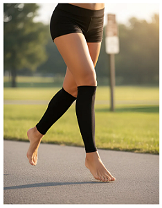 Polaina Venosan Sportactive, 20-30 mmHg, Cor: Preto