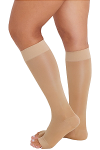 Meia Jobst Ultra Sheer 15-20 mmHg, 3/4, Cor: Natural