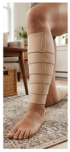Dispositivo ReadyWrap de Velcro para Panturrilha Cor: Bege