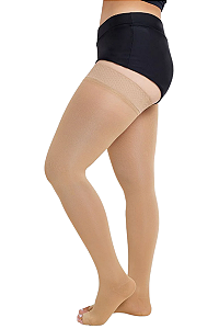 Meia Jobst Opaque 15-20 mmHg, Meia Coxa 7/8 Cor: Natural