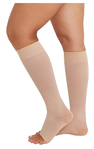 Meia Sigvaris Ever Sheer Nude 20-30 mmHg, 3/4 Panturrilha - Vanila