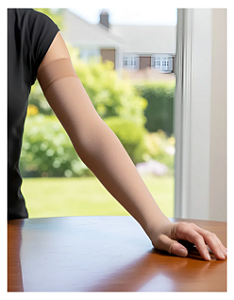 Braçadeira Sigvaris 30-40 mmHg com Polegar Cor: Bege