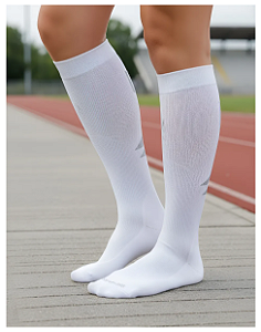 Meia Sigvaris UP25, 20-30 mmHg, cor: Branco