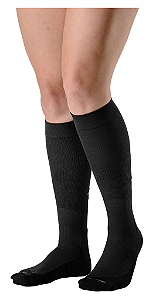 Meia Esportiva Sigvaris UP25, 20-30 mmHg Preto