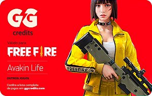 GG Credits: créditos válidos para Free Fire, Avakin Life e outros jogos