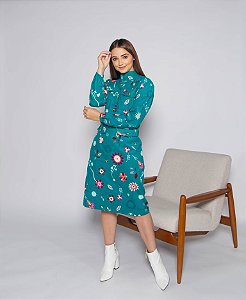 Vestido Provence Verde Valentina Sirrah