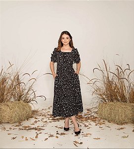 VESTIDO  EM VISCOLINHO FLORIANÓPOLIS MÃE VALENTINA SIRRAH
