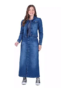 Jaqueta silvayne em jeans escuro Hapuk