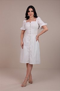 Vestido Ester Frescor e elegância em cada detalhe