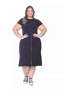Blusa em algodão pima Luiza Preta - Hapuk