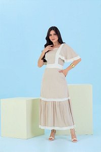 Vestido Soraia Cru Aline Cerkunvis