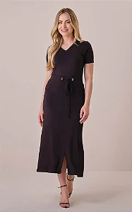 Conjunto Maxi Midi na Malha Canelada Julia Tata Martello