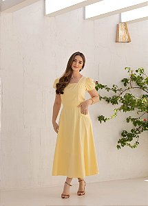 Vestido Bali Amarelo Valentina Sirrah