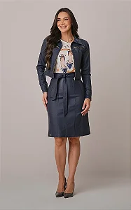 Saia Curta no Bengaline com Faixa Beatriz - Tata Martello