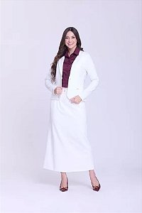 Blazer em malha ponto Roma Lais OFF Hapuk