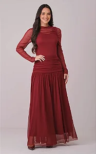 Conjunto Longo Franzido Elise - Tata Martello