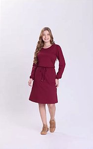 Vestido em Malha Algodão Dara - Hapuk