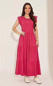 Vestido Longo na Malha Comfy Brenda Rosa - Tata Martello